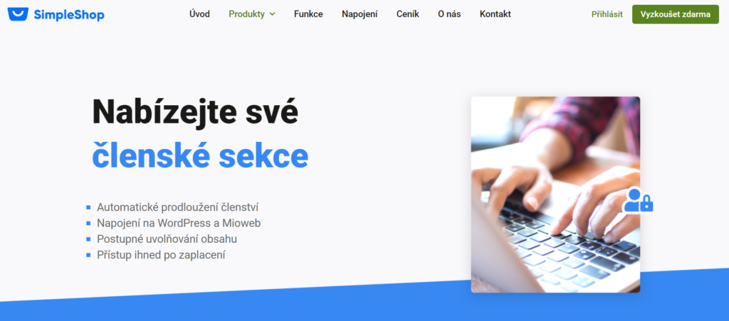 8 Simpleshop Nastaveni Clenske Sekce