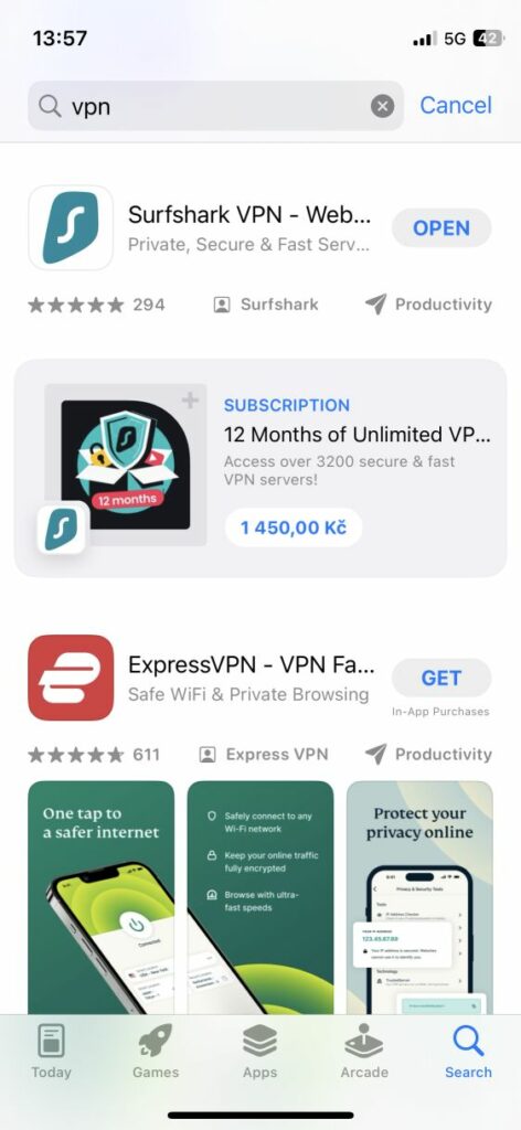2 Vyhledani Vpn App Store