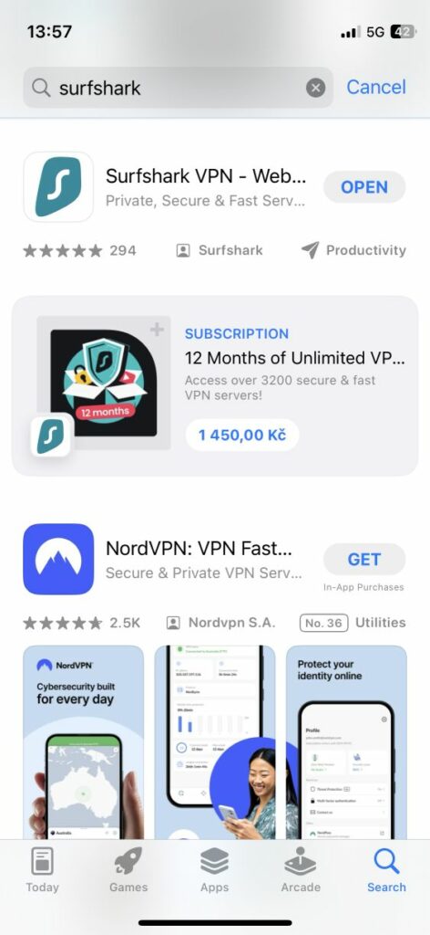 3 Vyhledani Vpn App Store2