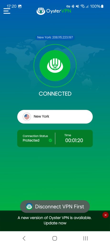 Screenshot 20240722 172014 Oystervpn