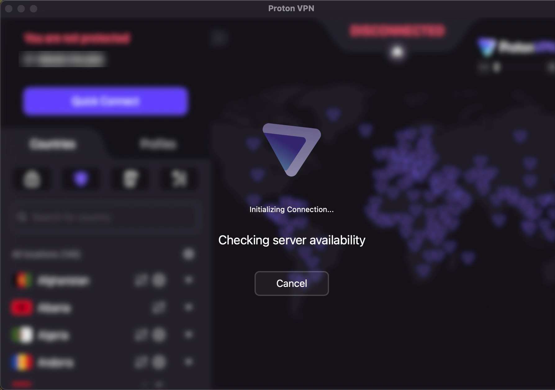 Připojování k serveru